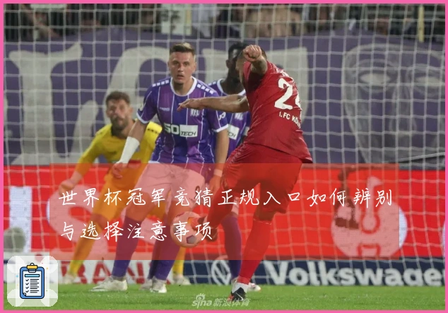 世界杯冠军竞猜正规入口如何辨别与选择注意事项
